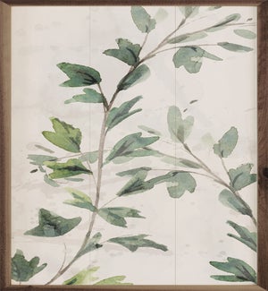 Botanical Panel 1 Two Vines By Nina Blue